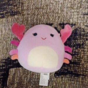 4/$60 Squishmallows Cute Pink Crab